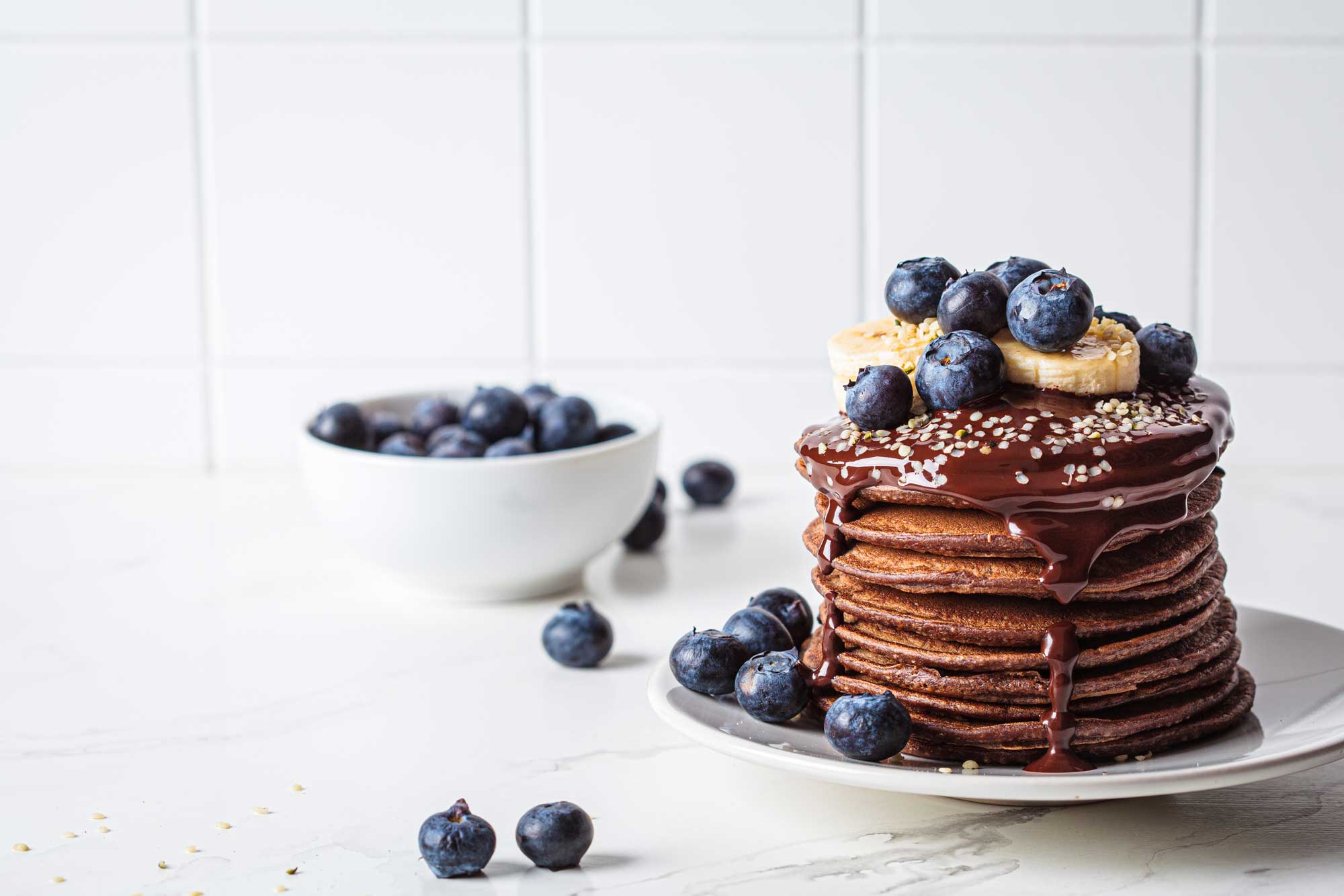 Macro-friendly protein pancakes for meal prep and a great post-workout breakfast
